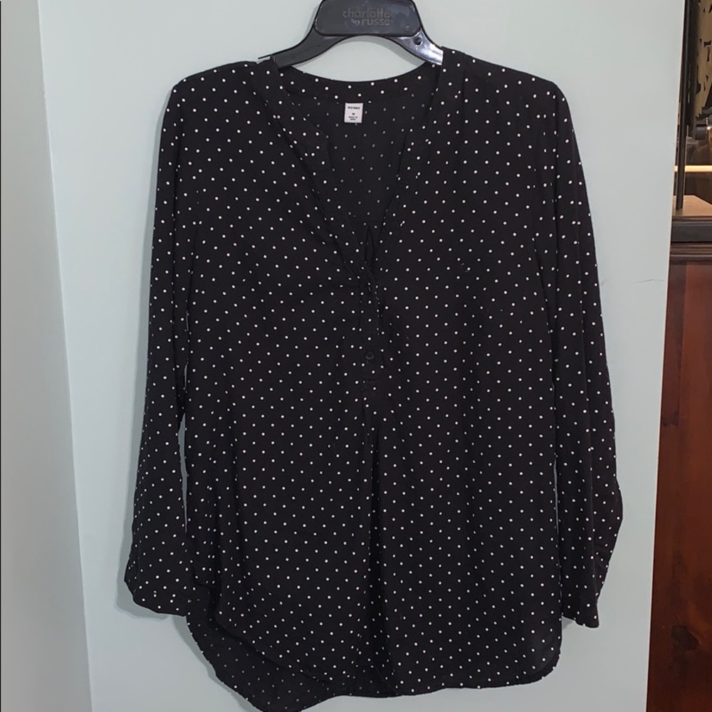 Old Navy Black Tunic/Shirt